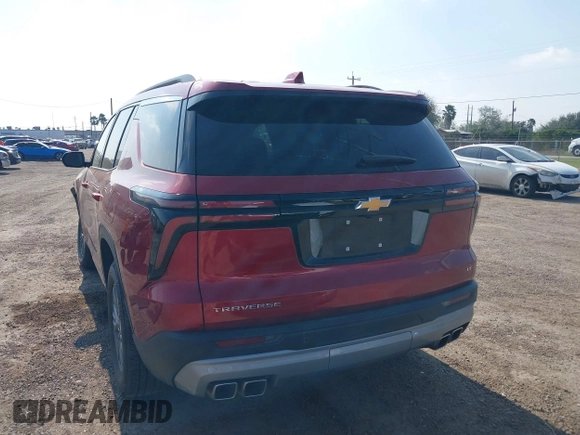2024 Chevrolet Traverse FWD LT with VIN 1GNERGKS4RJ141560, listed as a IAAI auction lot 41190718 with 8,286 mi miles and . Bid and sale history available at DreamBid. Image 3.
