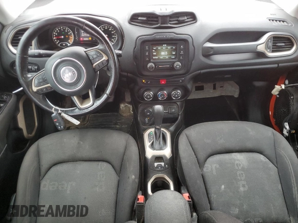 2016 Jeep Renegade Latitude with VIN ZACCJBBT9GPE07543, listed as a Copart auction lot 53434035 with 154,224 mi miles and Clean Title. Bid and sale history available at DreamBid. Image 8.