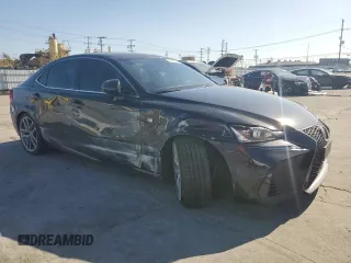 2019 Lexus IS with VIN JTHBA1D21K5092537, listed as a Copart auction lot 50232235 with 51,150 mi miles and Salvage Title. Bid and sale history available at carsss.com. Image 4.