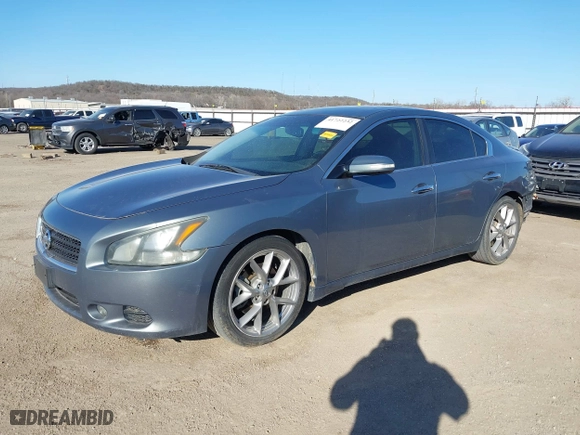 2011 Nissan Maxima 3.5 S with VIN 1N4AA5AP6BC853309, listed as a IAAI auction lot 41722232 with 166,973 mi miles. Bid and sale history available at carsss.com. Image 20.