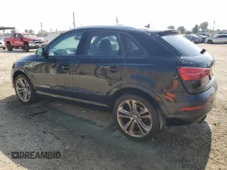 2018 Audi Q3 Premium z VIN WA1BCCFS0JR013994, wystawiony jako Copart lot #55537385 z przebiegiem 145 607 mil mil oraz Czysty tytuł • Clean title. Historia ofert i sprzedaży dostępna na DreamBid. Obrazek 2.