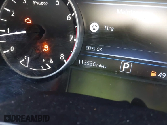2017 Nissan Maxima SL with VIN 1N4AA6AP8HC431881, listed as a IAAI auction lot 41362863 with 113,536 mi miles and . Bid and sale history available at DreamBid. Image 15.