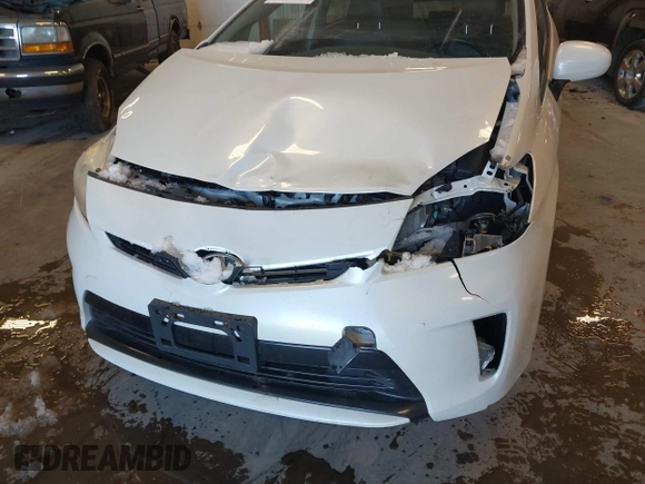 2013 Toyota Prius One with VIN JTDKN3DU7D5625142, listed as a IAAI auction lot 41867328 with 192,827 mi miles. Bid and sale history available at carsss.com. Image 6.