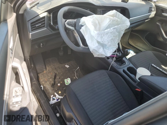 2023 Volkswagen Jetta S with VIN 3VW4M7BU0PM024723, listed as a Copart auction lot 61958364 with Not provided miles and Salvage title. Bid and sale history available at DreamBid. Image 8.