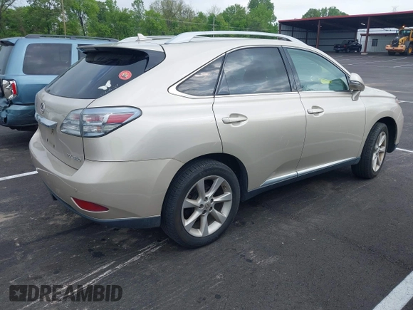 2011 Lexus RX 350 with VIN 2T2ZK1BA6BC048667, listed as a IAAI auction lot 42091507 with 250,337 mi miles and . Bid and sale history available at DreamBid. Image 4.