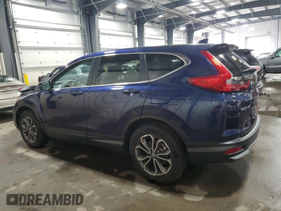 2020 Honda CR-V EX-L with VIN 2HKRW2H81LH634324, listed as a Copart auction lot 60257245 with 47,135 mi miles and Salvage title. Bid and sale history available at DreamBid. Image 2.