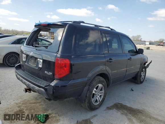 2005 Honda Pilot EX-L z VIN 5FNYF18635B001295, wystawiony jako Copart lot #52434555 z przebiegiem 318 797 mil mil oraz Szkoda całkowita • Salvage title. Historia ofert i sprzedaży dostępna na DreamBid. Obrazek 3.