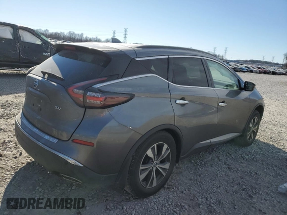 2022 Nissan Murano SV z VIN 5N1AZ2BJ2NC122999, wystawiony jako Copart lot #41897915 z przebiegiem 49 612 mil mil oraz Szkoda całkowita • Salvage title. Historia ofert i sprzedaży dostępna na DreamBid. Obrazek 3.