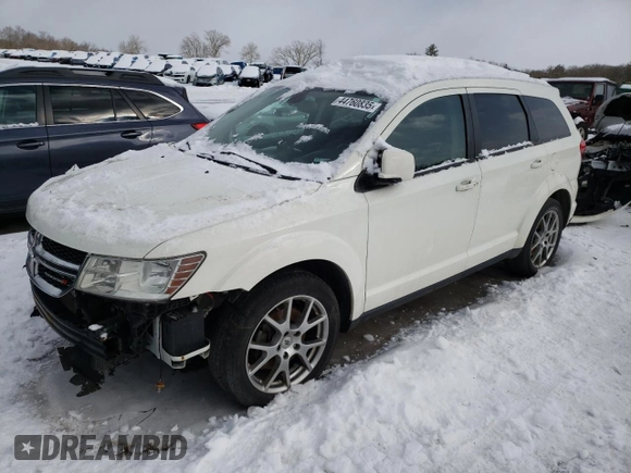 2018 Dodge Journey GT with VIN 3C4PDCEG6JT523585, listed as a Copart auction lot 44760835 with 121,348 mi miles and Non Repairable. Bid and sale history available at carsss.com. Image 1.