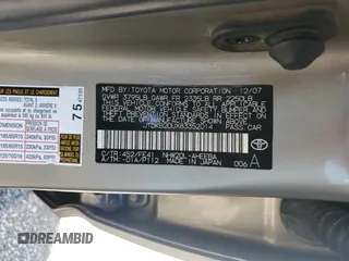 2008 Toyota Prius with VIN JTDKB20UX83352014, listed as a Copart auction lot 56644064 with 123,228 mi miles and Salvage title. Bid and sale history available at DreamBid. Image 13.