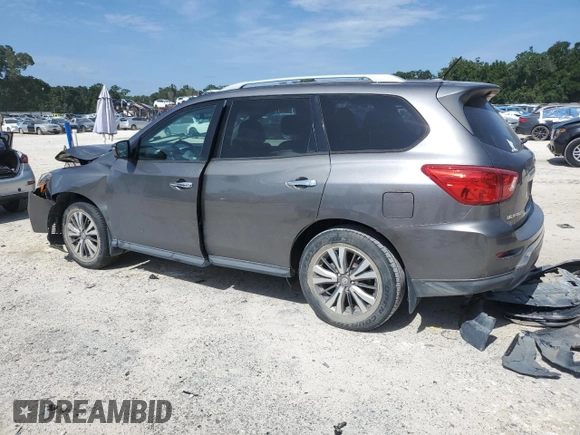 2018 Nissan Pathfinder S with VIN 5N1DR2MN1JC663663, listed as a Copart auction lot 65409265 with 77,221 mi miles and Salvage title. Bid and sale history available at DreamBid. Image 2.