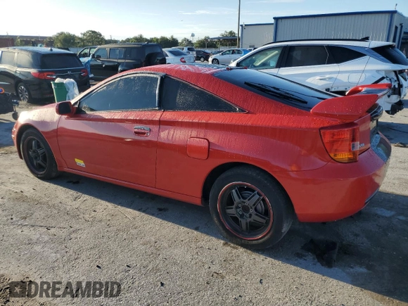 2001 Toyota Celica GT with VIN JTDDR32T910085275, listed as a Copart auction lot 69875644 with 239,495 mi miles and Salvage Title. Bid and sale history available at carsss.com. Image 2.