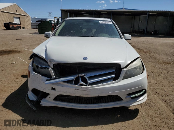 2011 Mercedes-Benz C 300 Sport with VIN WDDGF8BB5BR144268, listed as a Copart auction lot 53748895 with 189,233 mi miles and Salvage title. Bid and sale history available at DreamBid. Image 5.