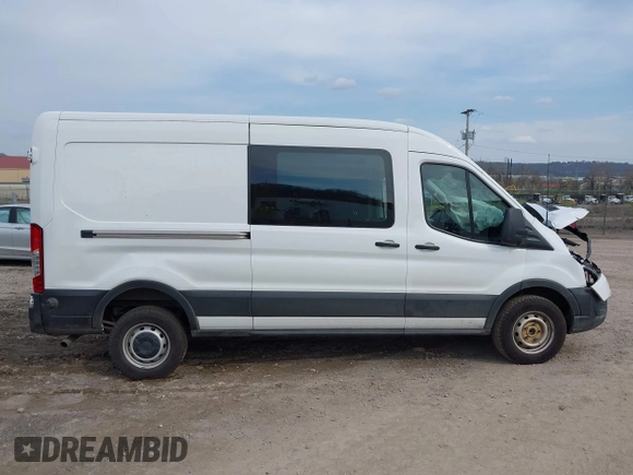 2023 Ford Transit Cargo with VIN 1FTBR1C80PKA42107, listed as a IAAI auction lot 42005312 with 80,123 mi miles. Bid and sale history available at carsss.com. Image 14.