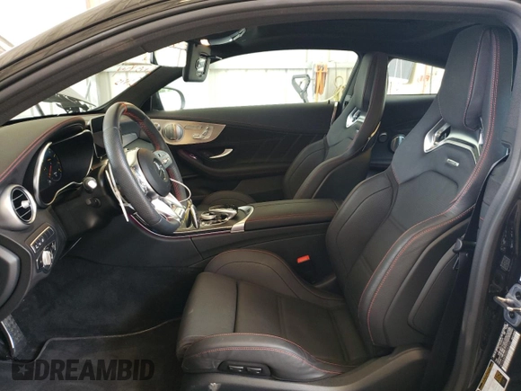 2021 Mercedes-Benz C 43 AMG with VIN W1KWJ6EB0MG062702, listed as a Copart auction lot 50078073 with 4,578 mi miles and . Bid and sale history available at DreamBid. Image 7.