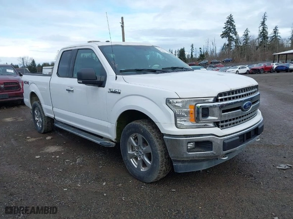 2018 Ford F-150 XL with VIN 1FTFX1EG9JKC44950, listed as a IAAI auction lot 41320276 with 67,496 mi miles. Bid and sale history available at carsss.com. Image 1.