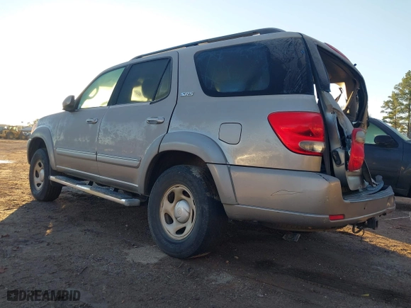 2005 Toyota Sequoia SR5 with VIN 5TDZT34A75S255459, listed as a IAAI auction lot 41055847 with 1 mi miles. Bid and sale history available at carsss.com. Image 3.