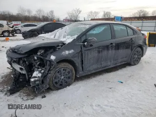 2021 Toyota Corolla LE with VIN 5YFEPMAE4MP259122, listed as a Copart auction lot 44757505 with 66,485 mi miles and Salvage Title. Bid and sale history available at carsss.com. Image 1.