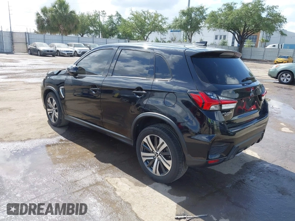 2020 Mitsubishi Outlander Sport ES 2.0 with VIN JA4AR3AU8LU028620, listed as a IAAI auction lot 42176148 with 84,100 mi miles. Bid and sale history available at carsss.com. Image 3.