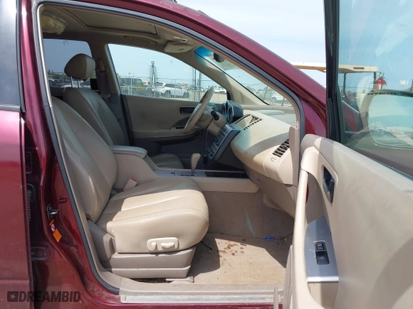 2005 Nissan Murano SL with VIN JN8AZ08WX5W435121, listed as a IAAI auction lot 42115918 with 265,585 mi miles. Bid and sale history available at carsss.com. Image 5.