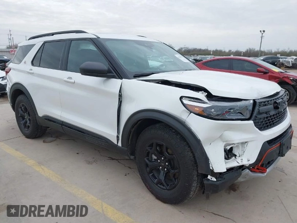 2023 Ford Explorer Timberline with VIN 1FMSK8JH1PGB89065, listed as a IAAI auction lot 41560202 with 21,831 mi miles. Bid and sale history available at carsss.com. Image 1.
