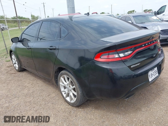 2013 Dodge Dart SXT with VIN 1C3CDFBH7DD149208, listed as a IAAI auction lot 42103852 with 1 mi miles. Bid and sale history available at carsss.com. Image 3.