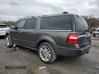 2017 Ford Expedition EL Platinum with VIN 1FMJK1MT7HEA62790, listed as a Copart auction lot 44686164 with 147,796 mi miles and Salvage Title. Bid and sale history available at carsss.com. Image 2.