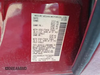 2020 Nissan Frontier SV с VIN 1N6ED0EB0LN707608, выставлен на аукционе IAAI как лот 41097793 с пробегом 41 550 миль миль и . История ставок и продаж доступна на DreamBid. Изображение 9.