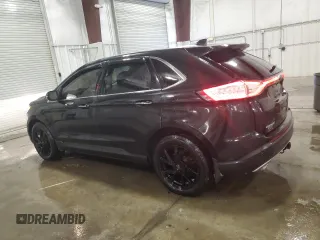 2015 Ford Edge Titanium with VIN 2FMTK4K82FBC34158, listed as a Copart auction lot 44114675 with 146,139 mi miles and Salvage Title. Bid and sale history available at carsss.com. Image 2.