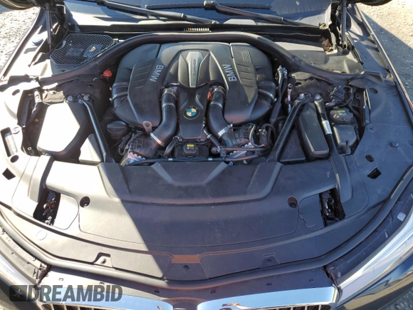 2016 BMW 7 Series 750i with VIN WBA7F0C5XGGL99549, listed as a Copart auction lot 41880015 with 54,181 mi miles and Salvage Title. Bid and sale history available at carsss.com. Image 11.