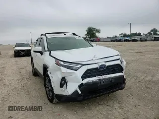 2024 Toyota RAV4 Hybrid XLE Premium with VIN JTMB6RFV6RJ054408, listed as a Copart auction lot 52120745 with 2,961 mi miles and Salvage Title. Bid and sale history available at DreamBid. Image 12.