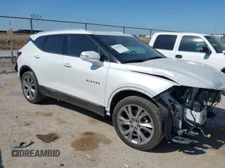 2022 Chevrolet Blazer Premier z VIN 3GNKBFRS8NS159382, wystawiony jako IAAI lot #42031038 z przebiegiem 65 055 mil mil oraz . Historia ofert i sprzedaży dostępna na DreamBid. Obrazek 1.