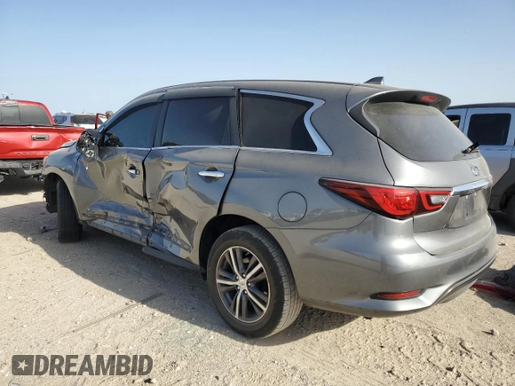 2019 Infiniti QX60 LUXE with VIN 5N1DL0MN8KC527165, listed as a Copart auction lot 50025525 with 99,705 mi miles and Salvage Title. Bid and sale history available at carsss.com. Image 2.