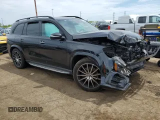 2024 Mercedes-Benz GLS 450 with VIN 4JGFF5KE6RB165577, listed as a Copart auction lot 56456895 with 15,025 mi miles and Clean title. Bid and sale history available at DreamBid. Image 4.