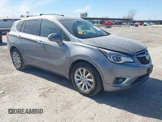 2019 Buick Envision Essence with VIN LRBFXCSA4KD066865, listed as a IAAI auction lot 41815117 with 52,667 mi miles and . Bid and sale history available at carsss.com. Image 1.
