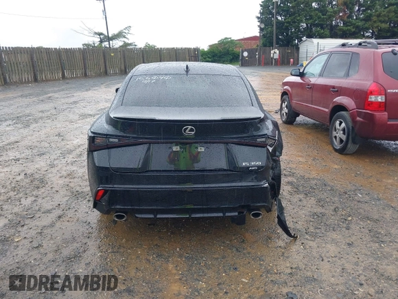 2025 Lexus IS 350 F Sport with VIN JTHGZ1E27S5038205, listed as a IAAI auction lot 42296351 with 3,771 mi miles and . Bid and sale history available at DreamBid. Image 16.