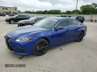 2022 Lexus ES 350 F Sport with VIN 58AGZ1B11NU130602, listed as a Copart auction lot 54929745 with 45,866 mi miles and Clean title. Bid and sale history available at DreamBid. Image 1.