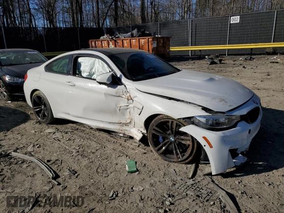 2016 BMW M4 with VIN WBS3R9C53GK336778, listed as a Copart auction lot 43962753 with 52,616 mi miles. Bid and sale history available at carsss.com. Image 4.