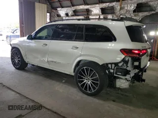 2024 Mercedes-Benz GLS 580 z VIN 4JGFF8FE6RB133451, wystawiony jako Copart lot #53698435 z przebiegiem 6517 mil mil oraz Szkody całkowita. Historia ofert i sprzedaży dostępna na DreamBid. Obrazek 2.