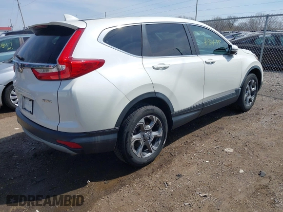 2017 Honda CR-V EX-L with VIN 5J6RW2H89HL049908, listed as a IAAI auction lot 41904797 with 89,365 mi miles and . Bid and sale history available at carsss.com. Image 4.