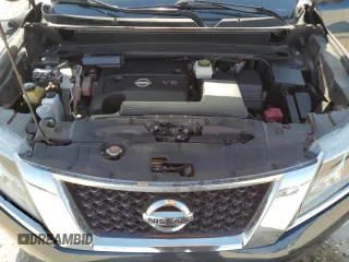 2015 Nissan Pathfinder S with VIN 5N1AR2MNXFC614018, listed as a Copart auction lot 52442435 with 109,943 mi miles and Salvage title. Bid and sale history available at DreamBid. Image 12.