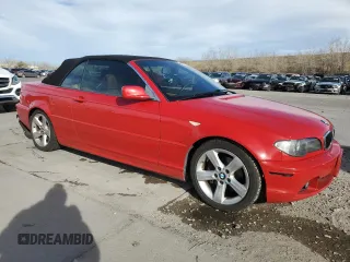 2005 BMW 3 Series 325Ci with VIN WBABW33455PX83299, listed as a Copart auction lot 49500375 with 90,521 mi miles and Salvage Title. Bid and sale history available at carsss.com. Image 4.