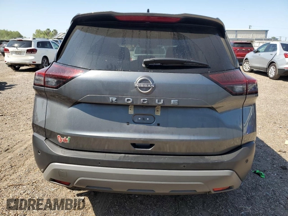 2023 Nissan Rogue S z VIN 5N1BT3AA1PC764209, wystawiony jako Copart lot #52694405 z przebiegiem 35 072 mil mil oraz Szkoda całkowita • Salvage title. Historia ofert i sprzedaży dostępna na DreamBid. Obrazek 6.