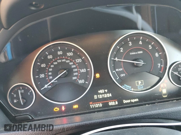 2017 BMW 3 Series 330e iPerformance with VIN WBA8E1C59HK895180, listed as a Copart auction lot 88292275 with 111,313 mi miles and Salvage Title. Bid and sale history available at carsss.com. Image 9.