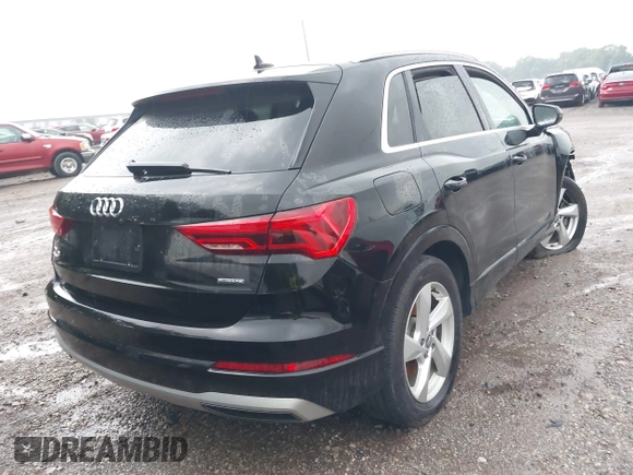2019 Audi Q3 Premium with VIN WA1AECF34K1077471, listed as a IAAI auction lot 42658213 with 125,889 mi miles and . Bid and sale history available at DreamBid. Image 4.
