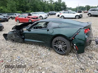 2014 Chevrolet Corvette 2LT with VIN 1G1YC2D7XE5127466, listed as a Copart auction lot 61139044 with 14,515 mi miles and Salvage Title. Bid and sale history available at carsss.com. Image 2.