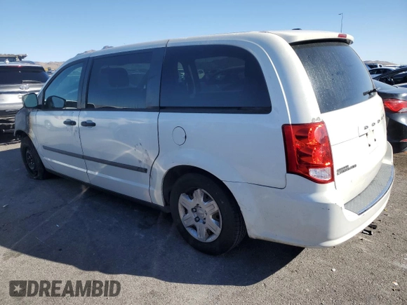 2011 Dodge Grand Caravan with VIN 2D4JN1AG4BR651747, listed as a Copart auction lot 48582855 with Not Provided miles and Salvage Title. Bid and sale history available at DreamBid. Image 2.