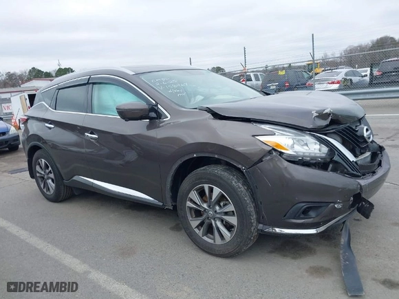 2016 Nissan Murano S with VIN 5N1AZ2MG5GN158467, listed as a IAAI auction lot 41545977 with 143,146 mi miles. Bid and sale history available at carsss.com. Image 1.