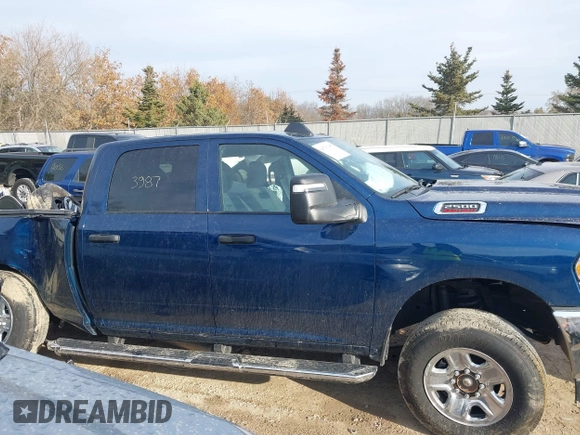 2024 Ram 2500 Tradesman with VIN 3C6UR5CJ7RG249937, listed as a IAAI auction lot 41793987 with 1 mi miles. Bid and sale history available at carsss.com. Image 13.