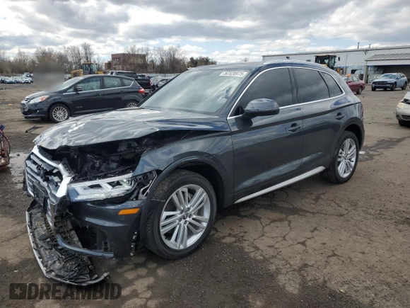 2020 Audi Q5 Premium Plus with VIN WA1BNAFY9L2017881, listed as a Copart auction lot 52328975 with 42,283 mi miles and Salvage Title. Bid and sale history available at carsss.com. Image 1.